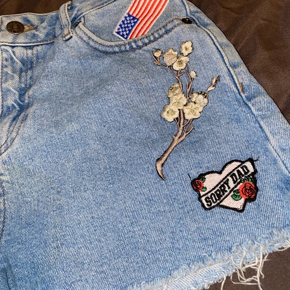 Subdued size 25 Vintage Booty Shorts (PATCHWORK) - Picture 2 of 8